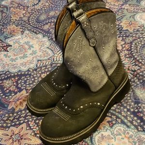 Ariat Black and silver Jewelbaby boots size 10B